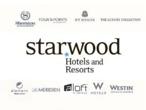 Starwood hotel and Resorts logo.